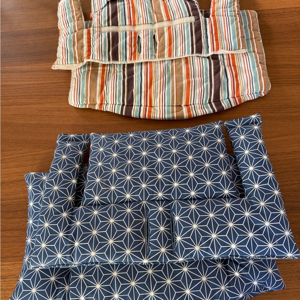 Two sets of Stokke Tripp trapp Cushions